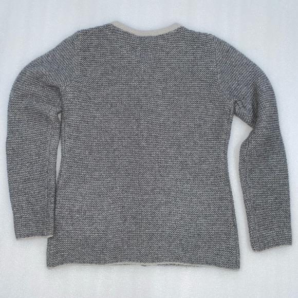 Marie Lund Lambswool Copenhagen Gray Cardigan Sweater Buttons Pockets Vintage M - Picture 6 of 12